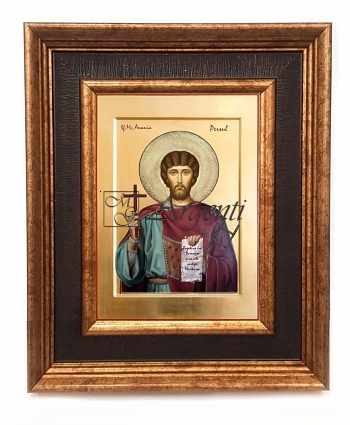 Sf.Mc.Anania cel ce ne indeamna la Rugaciune ca sa castigam mantuirea sufletului-ajuta sa te rogi icoana