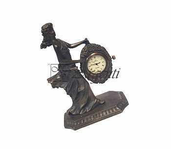 Ceas decorativ Omega din bronz  Statueta