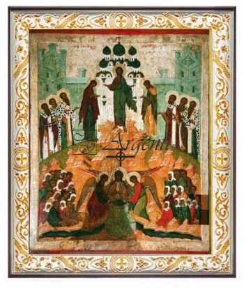 Scoaterea Cinstitei Cruci de la Palatul împărătesc în cetatea Constantinopol icoana rara